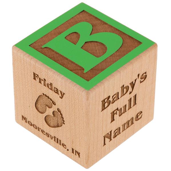 Wood shops blocks for babies